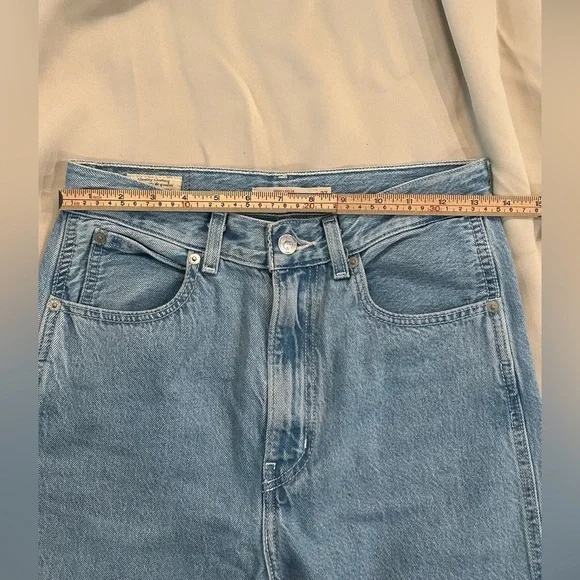 Levi’s High Loose Ample Haut Women’s Blue Jeans - Size 27 - Picture 13 of 14